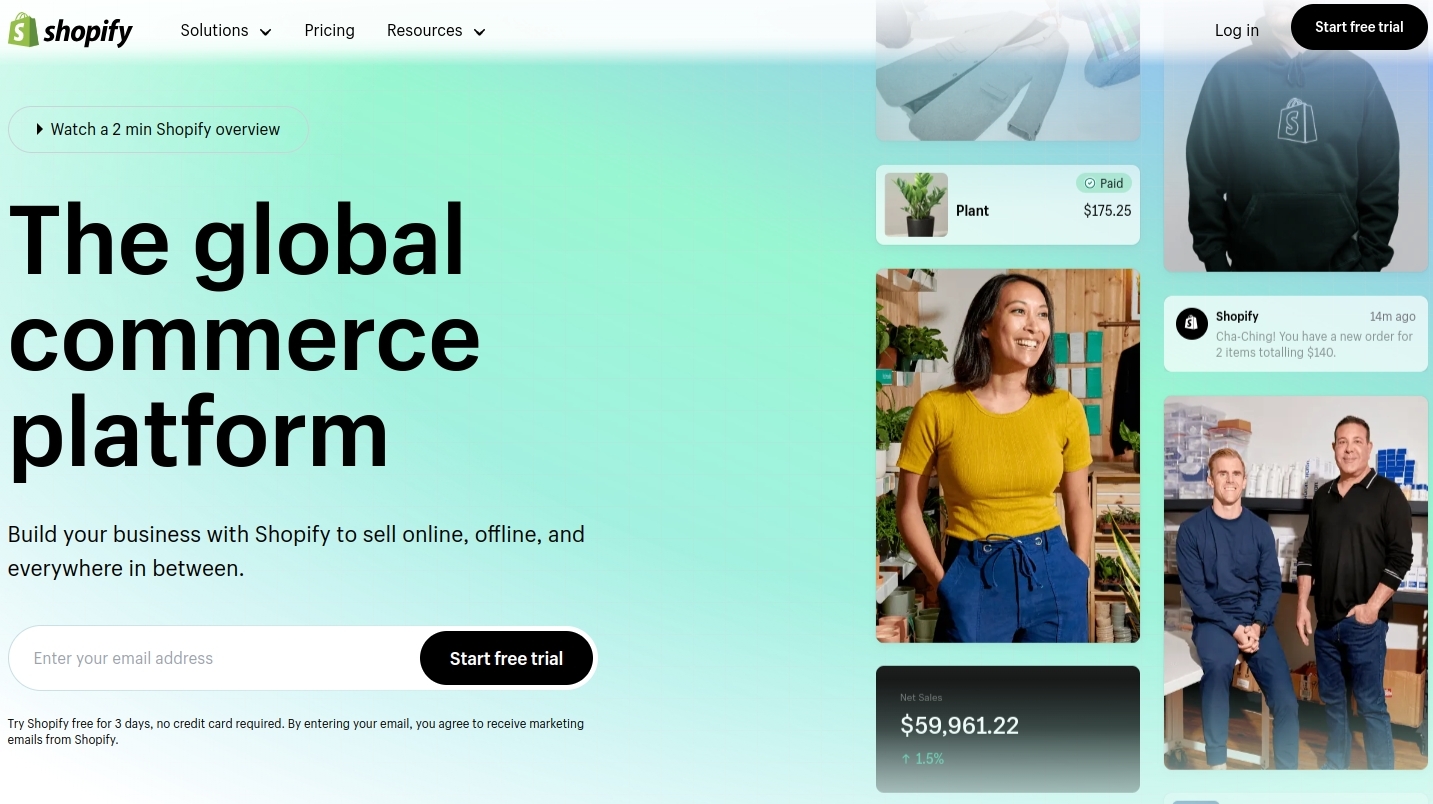 Top eCommerce Platform: Build your online store with the best solution. Explore features and pricing. Start selling today!
